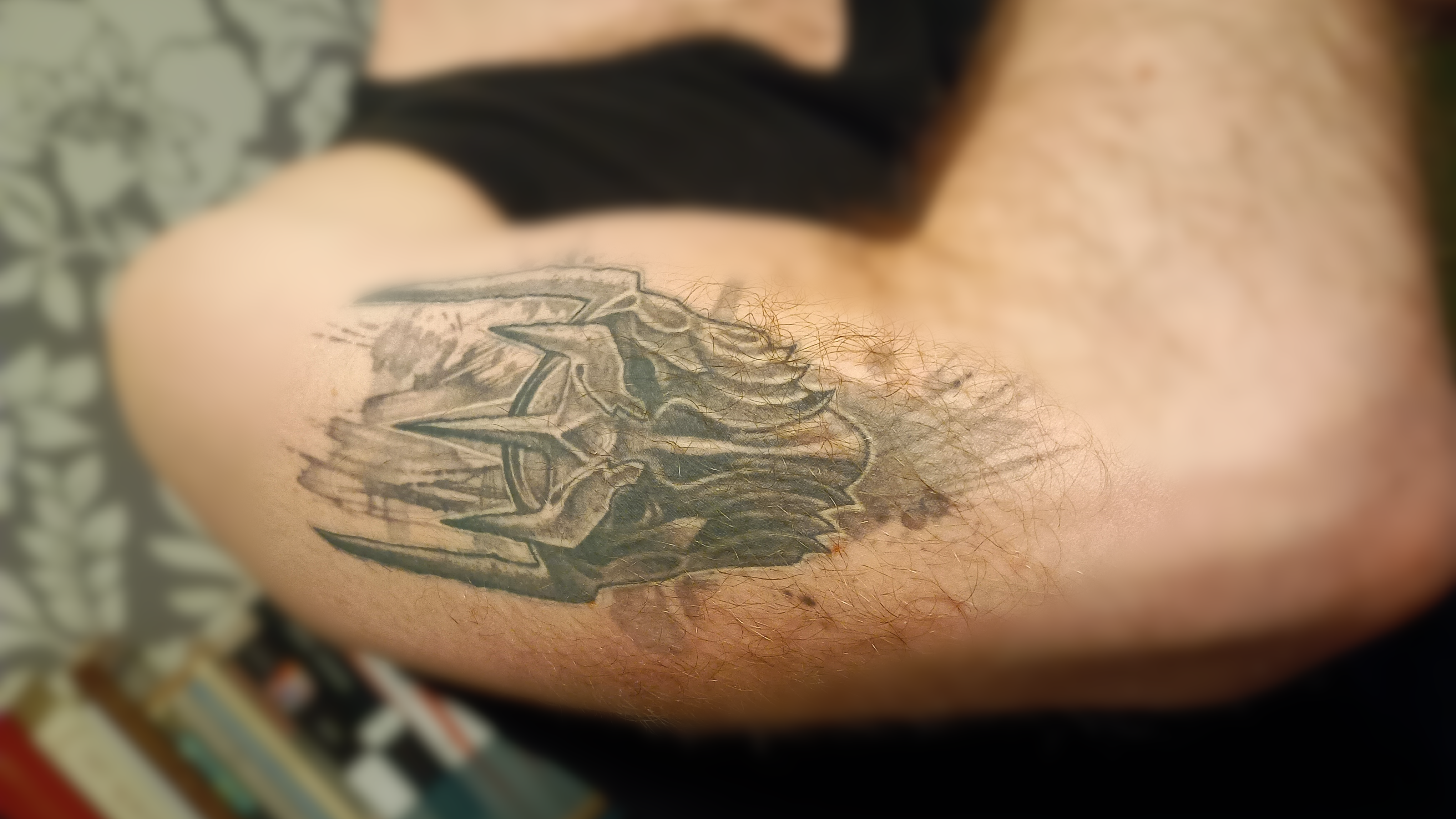 Figure 1: A tattoo of the Lord of the Rings I got in 2022.